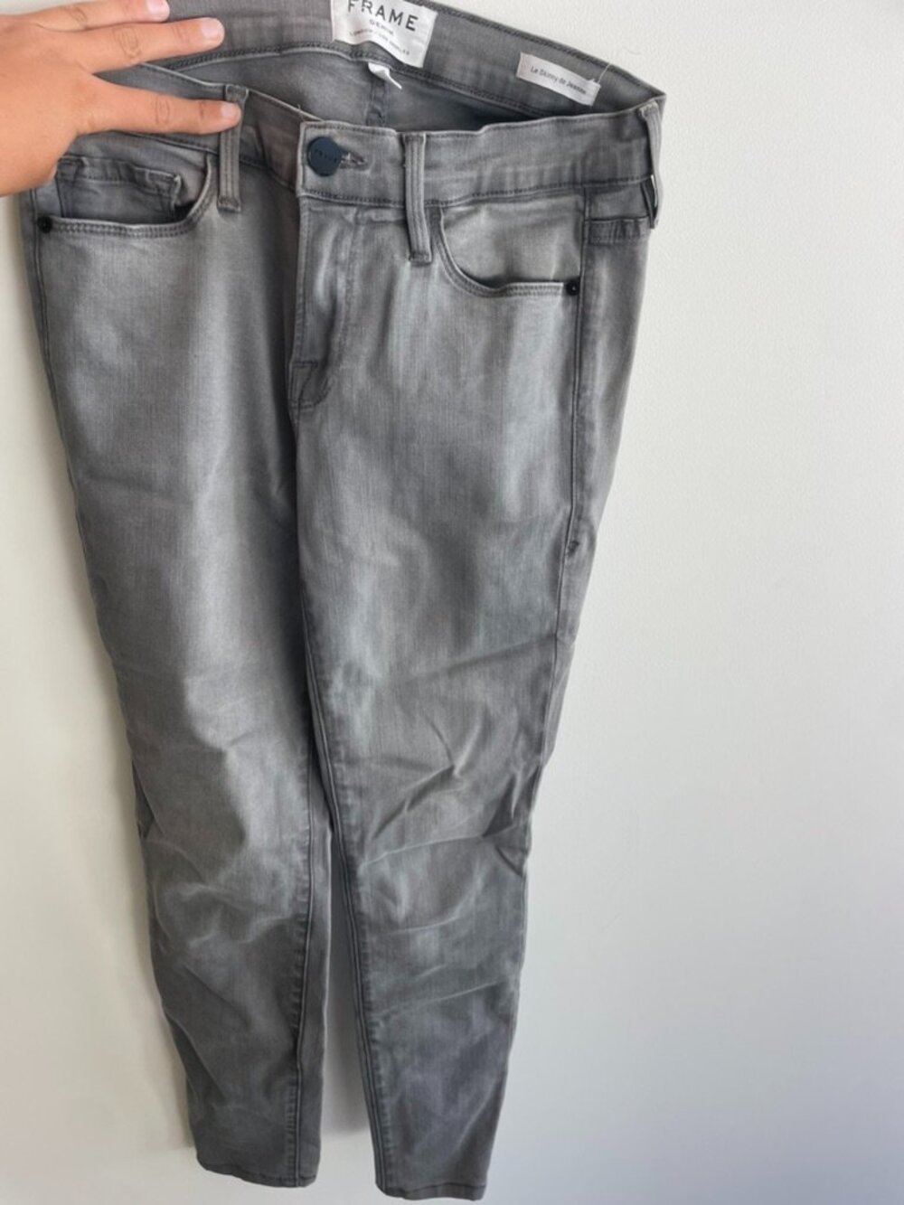 FRAME Le Skinny de Jeanne Jeans Blue Denim Skinny Fit 27
